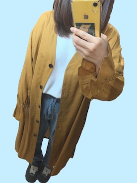 「だぼだぼ」｜「アイテム（ワンピース/ドレス）」を使った、まるさん（レディース・162cm）の冬コーディネート