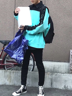 「ハイカット」｜やややさん（メンズ・174cm）の冬コーディネート