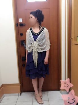 「axes femme（アクシーズファム）のアイテム（ドレス）」を使った、えりさん（レディース・158cm）の春コーディネート
