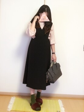 「PLAIN CLOTHING（プレーンクロージング）の【SALE!!】【ZOZOTOWN人気ランキング 1位獲得】シーズンレス2WAYフラップハンドバッグ/ショルダーバッグ（ショルダーバッグ）」を使った、えりさん（レディース・158cm）の秋コーディネート