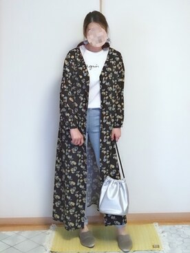 「MERCURYDUO（マーキュリーデュオ）のアイテム（アクセサリー）」を使った、えりさん（レディース・158cm）の春コーディネート