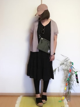 「レプシィム(LEPSIM)」｜「アイテム（腕時計）」を使った、えりさん（レディース・158cm）の夏コーディネート