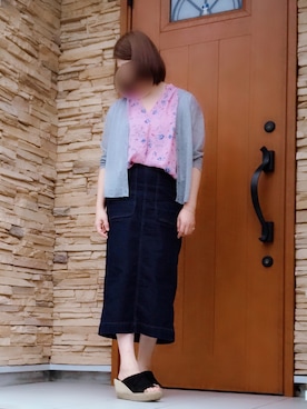 えりさん(レディース・158cm)の夏コーディネート