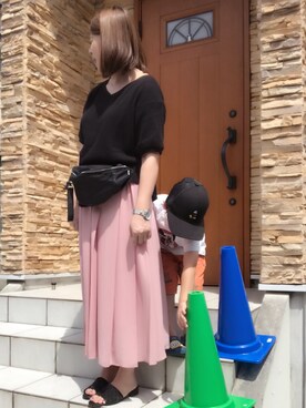 えりさん（レディース・158cm）の夏コーディネート