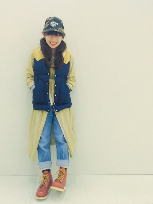 Jun Rocky Mountain Featherbedのダウンベストを使ったコーディネート Wear