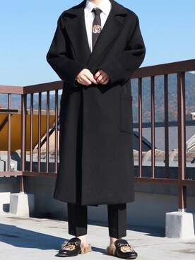 「アイテム（フォーマルスーツ/小物）」を使った、ひかるさん（メンズ・167cm・10代）の冬コーディネート
