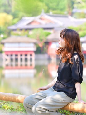 かのぴぴさん（レディース・163cm）の夏コーディネート