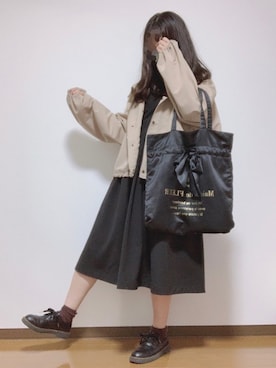 「apres jour（アプレジュール）のアイテム（マウンテンパーカー）」を使った、ぱるさん（レディース・160cm）の秋コーディネート