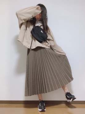 「apres jour（アプレジュール）のアイテム（マウンテンパーカー）」を使った、ぱるさん（レディース・160cm）の秋コーディネート