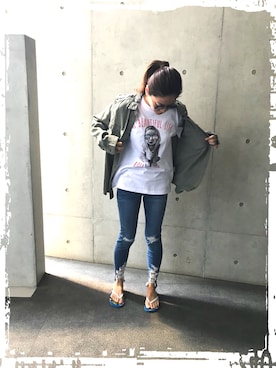 Yacchinさん（レディース・156cm）の春コーディネート