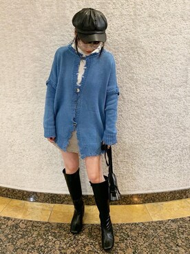 153kgさん（レディース・153cm）の冬コーディネート