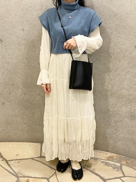 153kgさん（レディース・153cm）の冬コーディネート