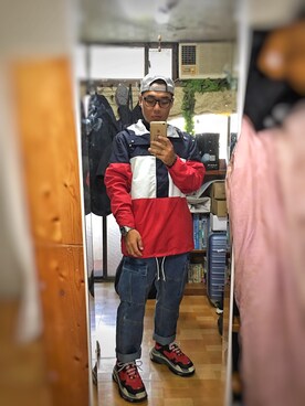 「Levi's（リーバイス）のアイテム（マウンテンパーカー）」を使った、Old wuさん（メンズ・173cm）の秋コーディネート