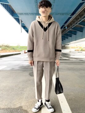 フィギュアを使った プルオーバーパーカー のメンズ人気ファッションコーディネート Wear