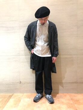 「tk.TAKEO KIKUCHI（ティーケータケオキクチ）のアイテム（パンツ）」を使った、tk.TAKEO KIKUCHI 博多阪急店 スタッフさん（メンズ・175cm）の春コーディネート