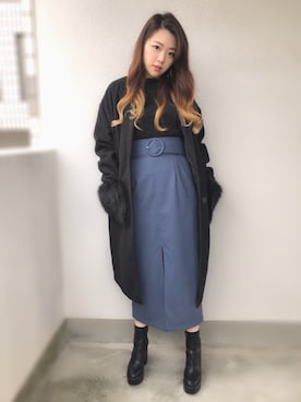 aoiさん（レディース・161cm）の冬コーディネート