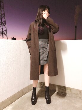 aoiさん（レディース・161cm）の冬コーディネート
