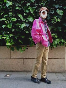 「スイングトップ」｜「Levi's（リーバイス）のアイテム」を使った、ゆうとさん（メンズ・171cm）の春コーディネート