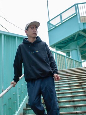 「SEVENDAYS=SUNDAY（セブンデイズサンデイ）のアイテム（スウェット）」を使った、THE STRAITさん（メンズ・175cm）の秋コーディネート