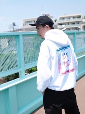 「SEVENDAYS=SUNDAY（セブンデイズサンデイ）のアイテム（スウェット）」を使った、THE STRAITさん（メンズ・175cm）の秋コーディネート