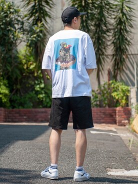 「Burner（バーナー）のアイテム（帽子）」を使った、THE STRAITさん（メンズ・175cm）の春コーディネート