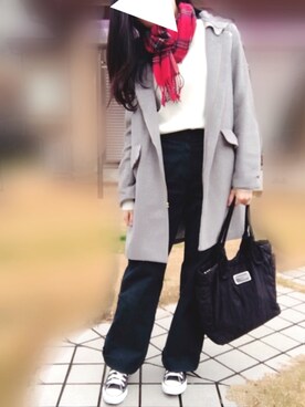 dafmay＊ゆるOLさん（レディース・158cm）の冬コーディネート