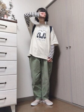 ふとまきさん（レディース・155cm）の春コーディネート