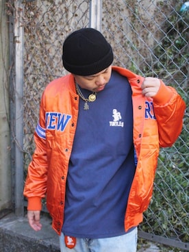 「タートル」｜TURTLE# Life Apparelさん（メンズ・174cm）の冬コーディネート