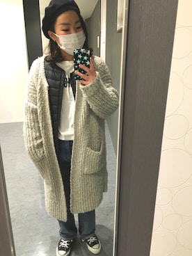 「Another Edition」｜「アイテム（ダウンジャケット/コート）」を使った、hirokakiさん（レディース・152cm）の冬コーディネート