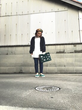 「Another Edition」｜「アイテム（ハンチング/ベレー帽）」を使った、hirokakiさん（レディース・152cm）の秋コーディネート