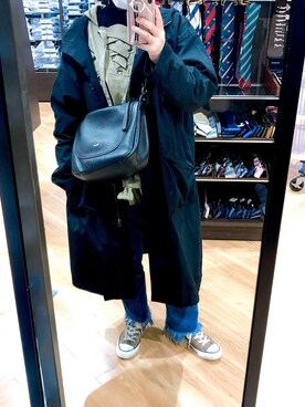 「Another Edition（アナザーエディション）のアイテム（その他アウター）」を使った、hirokakiさん（レディース・152cm）の春コーディネート