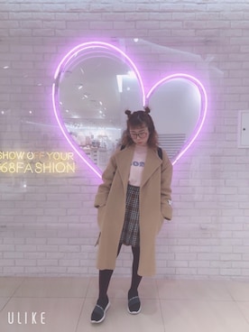 「Mila Owen（ミラオーウェン）のアイテム（ノーカラージャケット）」を使った、はるびんぬさん（レディース・149cm）の春コーディネート