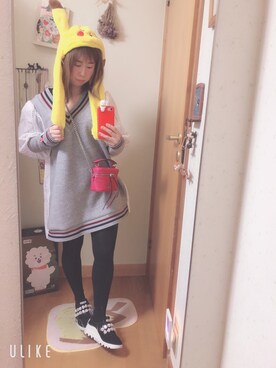 「STYLENANDA（スタイルナンダ）のアイテム（シャツワンピース）」を使った、はるびんぬさん（レディース・149cm）の春コーディネート