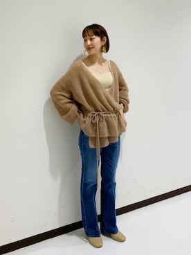 「SOKO（ソコ）のアイテム」を使った、KASAHARA_156cmさん（レディース・156cm）の冬コーディネート