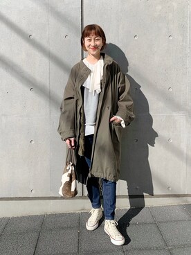 KASAHARA_156cmさん（レディース・156cm）の冬コーディネート