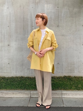 KASAHARA_156cmさん（レディース・156cm）の春コーディネート