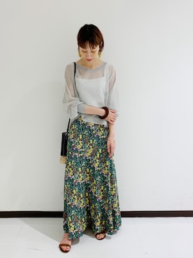 KASAHARA_156cmさん（レディース・156cm）の夏コーディネート