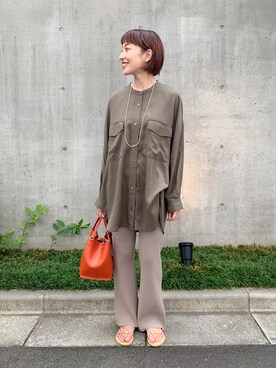 KASAHARA_156cmさん（レディース・156cm）の夏コーディネート