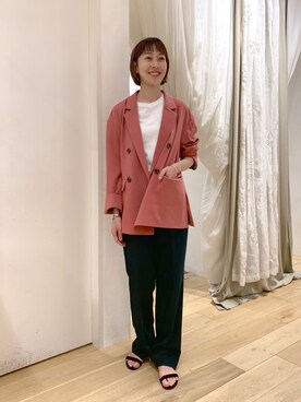 「Coming soon…」｜「アイテム（その他アウター）」を使った、KASAHARA_156cmさん（レディース・156cm）の夏コーディネート