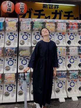 「note et silence （ノートエシロンス）のアイテム（ワンピース/ドレス）」を使った、大伍伍伍伍さん（レディース・163cm）の秋コーディネート