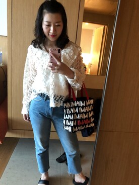 「TBALLERのアイテム」を使った、F大调H小调さん（レディース・165cm）の春コーディネート