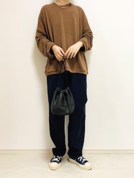 「DOEK（ドゥック）のアイテム」を使った、shiluさん（レディース・165cm）の秋コーディネート