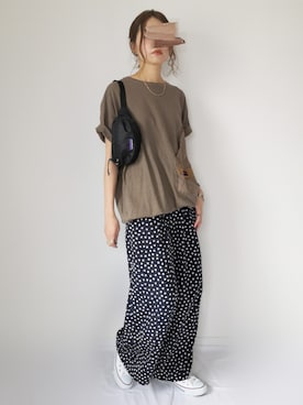 HALさん（レディース・162cm）の夏コーディネート