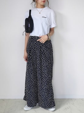 HALさん（レディース・162cm）の夏コーディネート