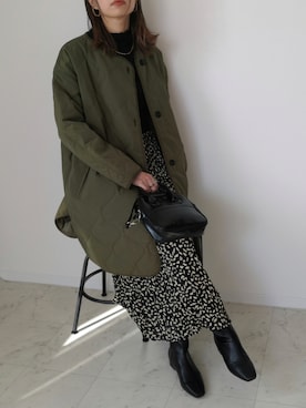 「DHOLIC（ディーホリック）のアイテム（スカート）」を使った、HALさん（レディース・162cm）の秋コーディネート