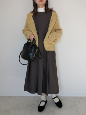 HALさん（レディース・162cm）の冬コーディネート