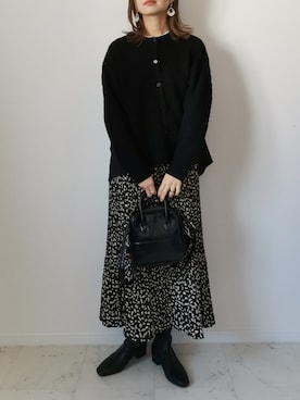 「RAW FUDGE（ローファッジ）のアイテム（トップス）」を使った、HALさん（レディース・162cm）の冬コーディネート