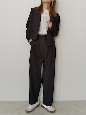 HALさん(レディース・162cm)の冬コーディネート