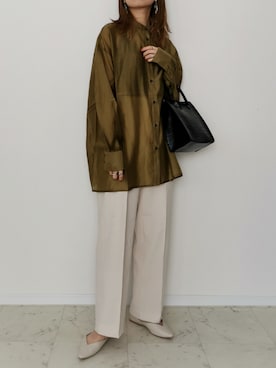 「AmbreNeige」｜「アイテム（その他シューズ）」を使った、HALさん（レディース・162cm）の春コーディネート