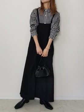 HALさん（レディース・162cm）の春コーディネート